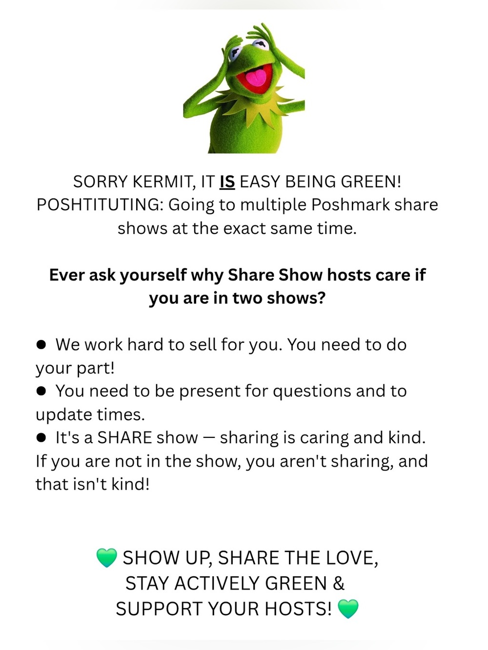 Stay green to be seen💚